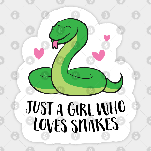 Girl and snakes